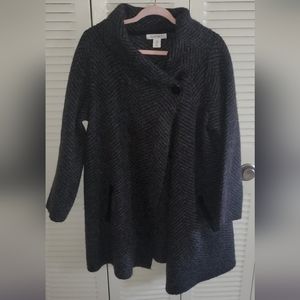 Ellen Tracy Wool Coat Size 1x